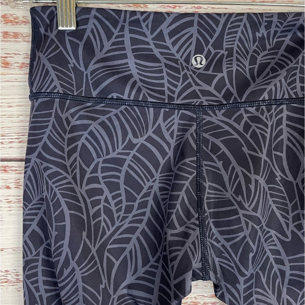 Lululemon Banana Leaf Wunder Under crop Leggings Size 4 Luxtreme - Picture 3 of 6
